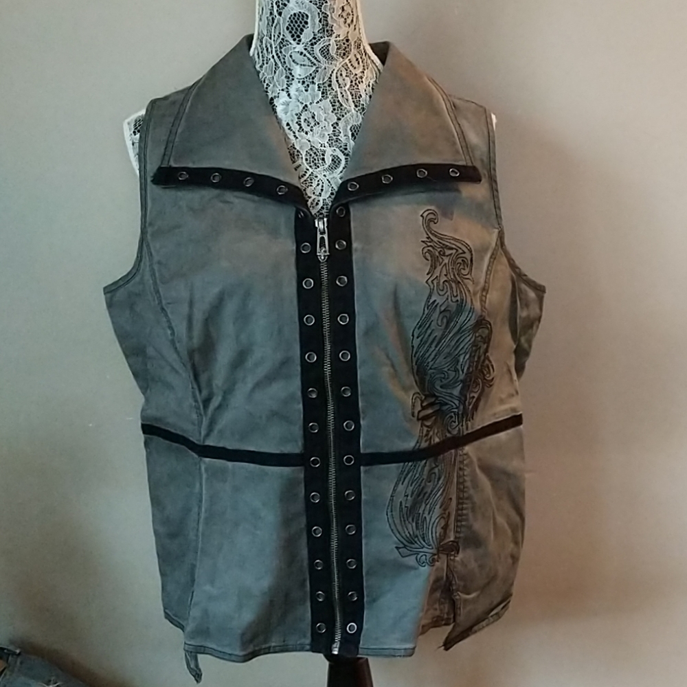Harley-Davidson zip up women's top/vest size 1W